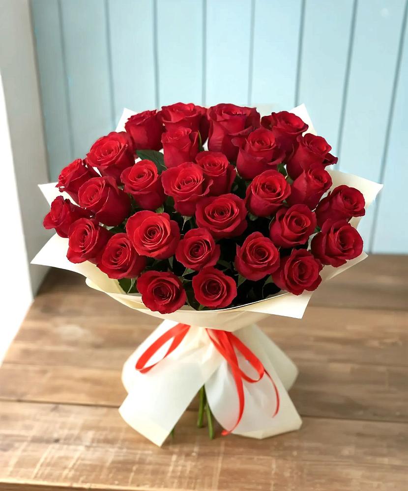 Букет 29 Красных роз в Дубовицах