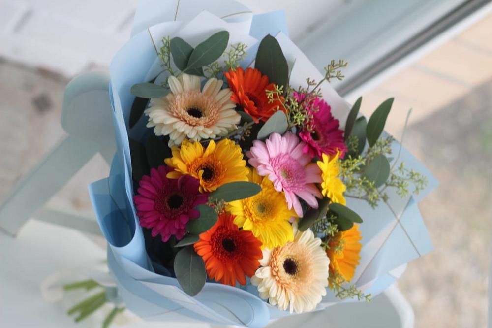 Букет цветов из: Герберы в Дубовицах