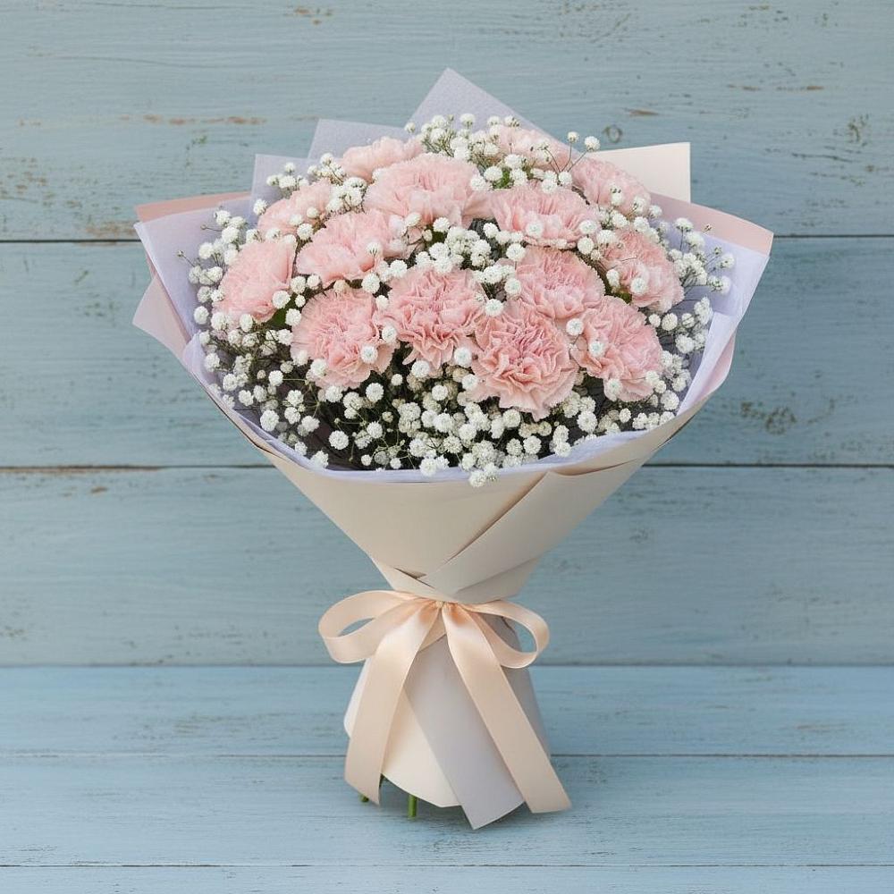 Букет цветов из: Гвоздики в Дубовицах