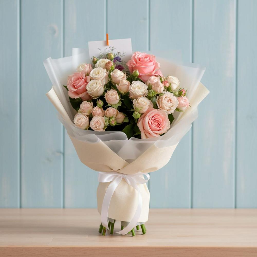 Букет цветов из: Розы в Дубовицах