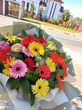 Букет цветов из:  Герберы #REPLACE_PRED# Дубовицах