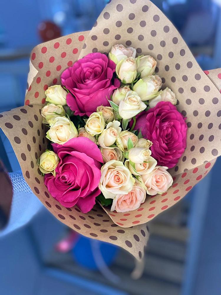 Букет цветов из: Розы в Дубовицах