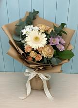 Букет цветов из:  Герберы и Хризантемы #REPLACE_PRED# Дубовицах