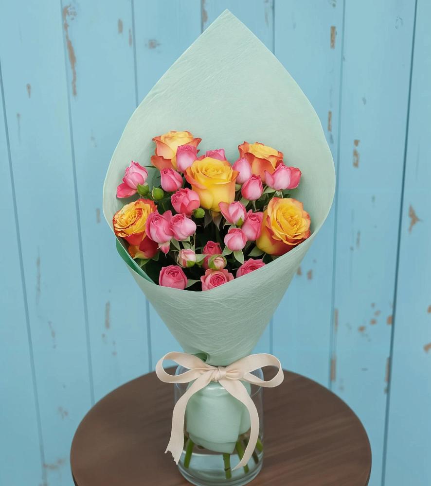 Букет цветов из: Розы в Дубовицах