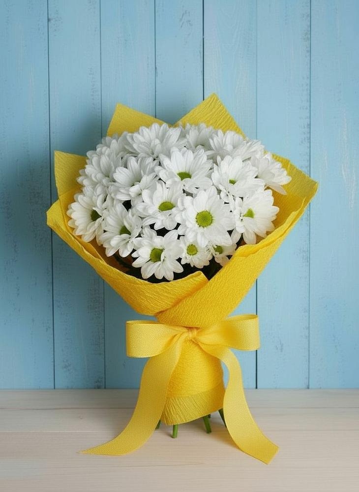 Букет цветов из: Хризантемы в Дубовицах
