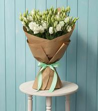 Букет цветов из:  Лизиантусы #REPLACE_PRED# Дубовицах