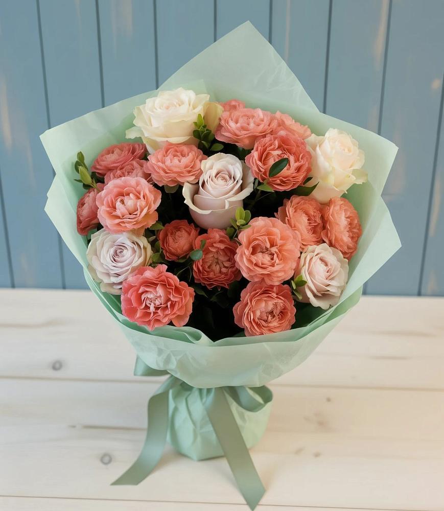 Букет цветов из: Розы в Дубовицах