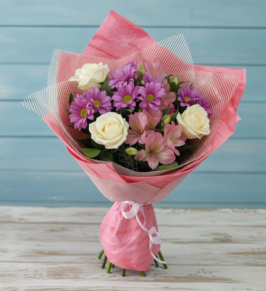 Букет цветов из: Герберы в Дубовицах