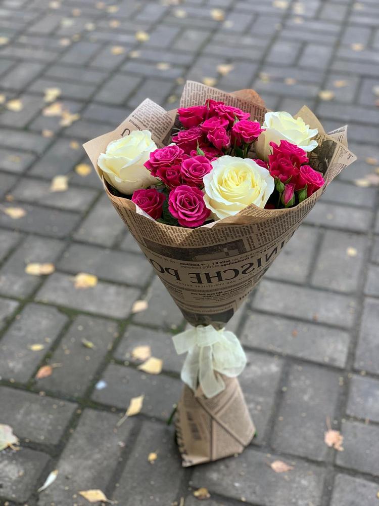 Букет цветов из: Розы в Дубовицах