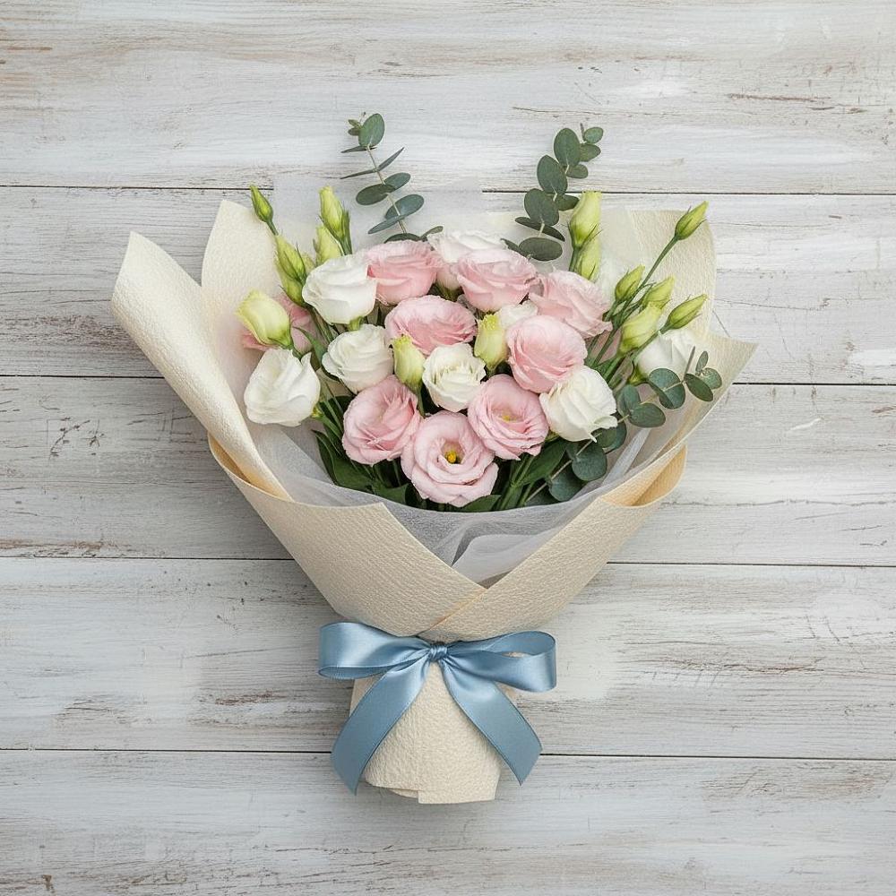 Букет цветов из: Лизиантусы в Дубовицах